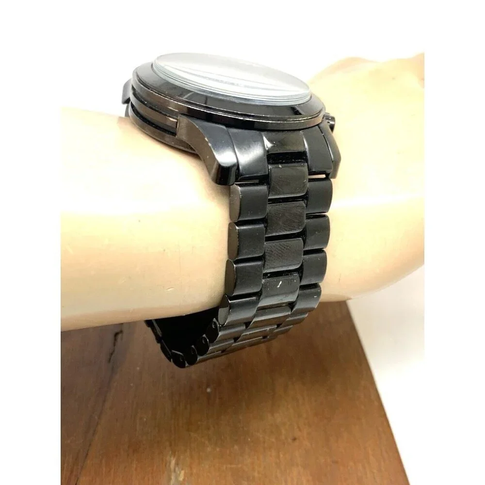 Michael Kors Men's Watch MK8157 Quartz Chronograph Black Dial Stainless Steel